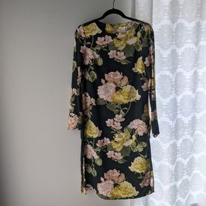 H&M Long Floral Tunic Dress